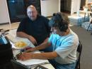 Andre Caissie AJ4MS and Gary Jacobsen KQ2P from Falls Lake ARC join us this year to work the CW station.